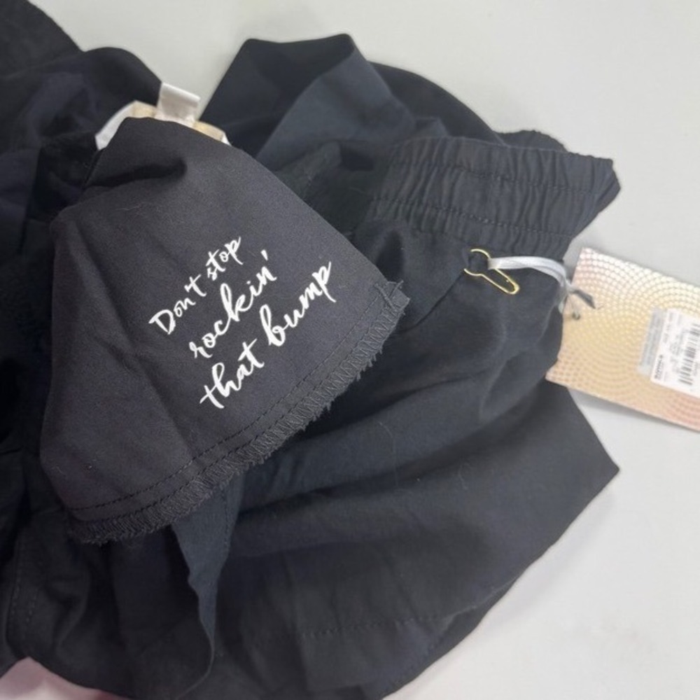 A:Glow Maternity Black Full Coverage Belly Band Shorts XXL-MAT WM81X005RS1 - Picture 9 of 14
